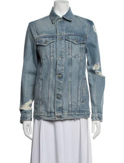 Pre-owned Grlfrnd Denim Jacket In Blue