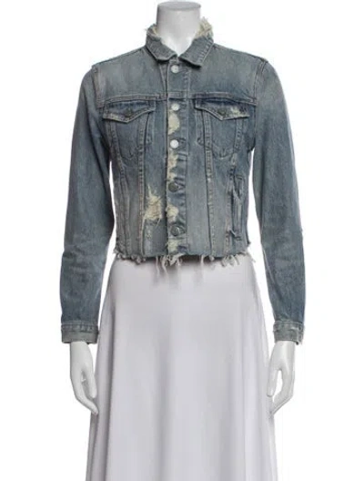 Pre-owned Grlfrnd Denim Jacket In Blue