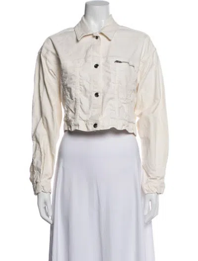 Pre-owned Grlfrnd Denim Jacket In Neutrals