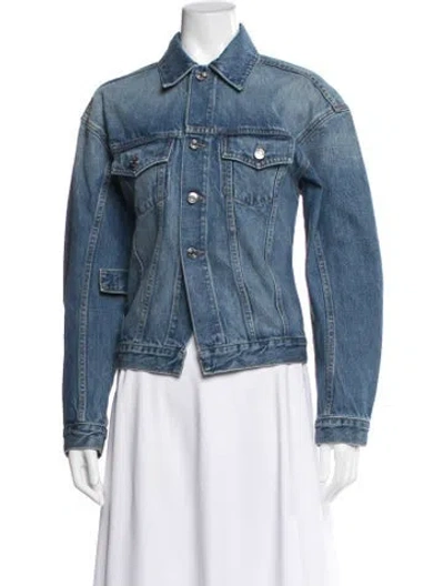 Pre-owned Grlfrnd Denim Jacket W/ Tags In Blue