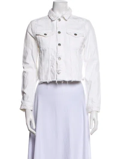 Pre-owned Grlfrnd Denim Jacket In White