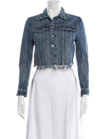 Pre-owned Grlfrnd Denim Jacket In White