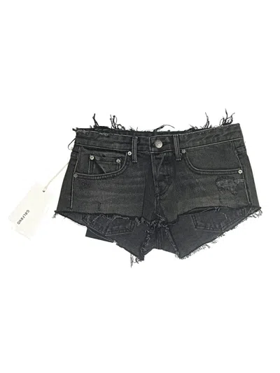 Pre-owned Grlfrnd Denim Shorts In Black