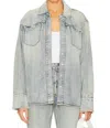 Grlfrnd Emerson Western Shirt Jacket In Multi