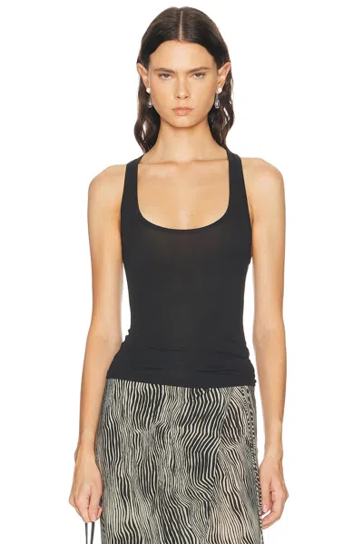 Grlfrnd Essential Racerback Tank In Black