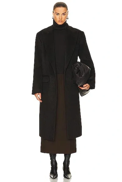 Grlfrnd Flora Coat In Dark Brown