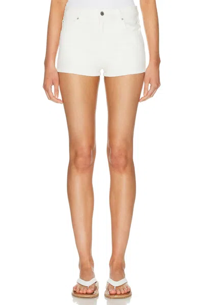 Grlfrnd Florence Low Rise Mini Short In White