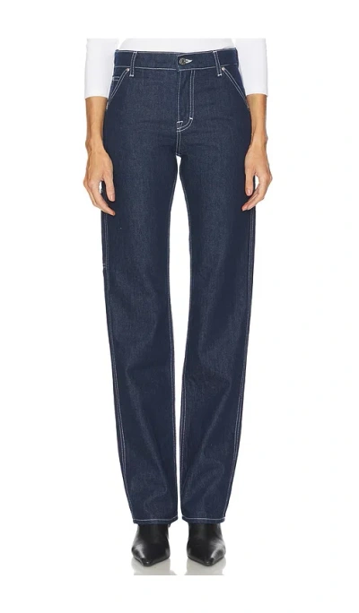 Grlfrnd Graham Low Rise Carpenter In Animal Print