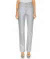 GRLFRND HARLOW PANT IN SILVER