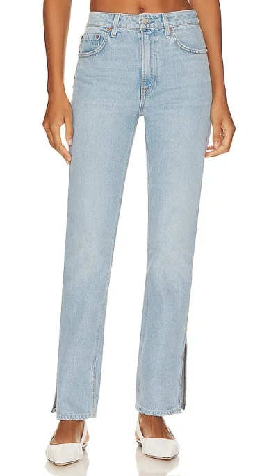 Grlfrnd Harlow Petite High Rise Boot With Slit Hem In Hudson Yards