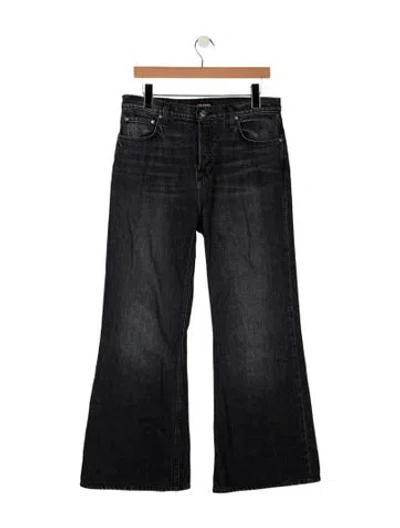Pre-owned Grlfrnd High-rise Flared Jeans In Blue