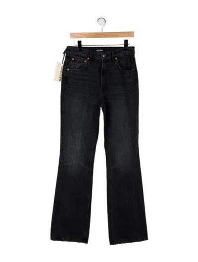 Pre-owned Grlfrnd High-rise Flared Jeans W/ Tags In Black