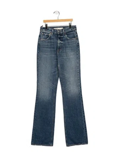 Pre-owned Grlfrnd High-rise Flared Jeans W/ Tags In Blue