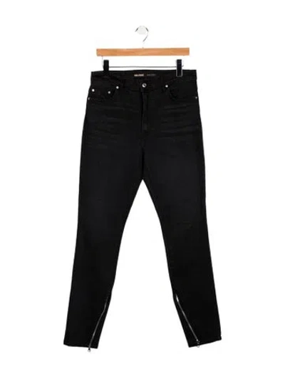 Pre-owned Grlfrnd High-rise Skinny Leg Jeans In Black