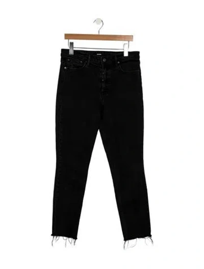 Pre-owned Grlfrnd High-rise Skinny Leg Jeans In Black