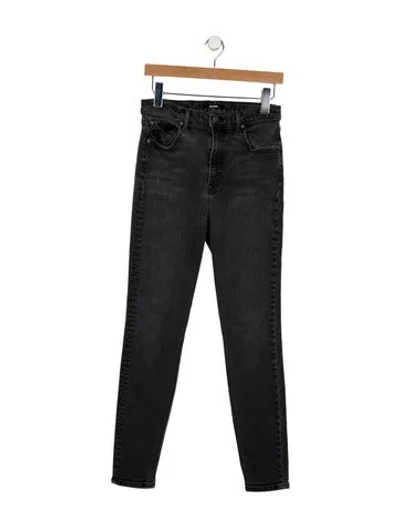 Pre-owned Grlfrnd High-rise Skinny Leg Jeans In Black