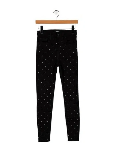 Pre-owned Grlfrnd High-rise Skinny Leg Jeans In Black