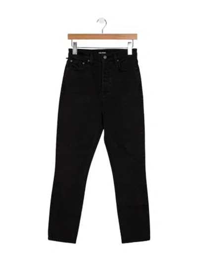 Pre-owned Grlfrnd High-rise Skinny Leg Jeans In Black