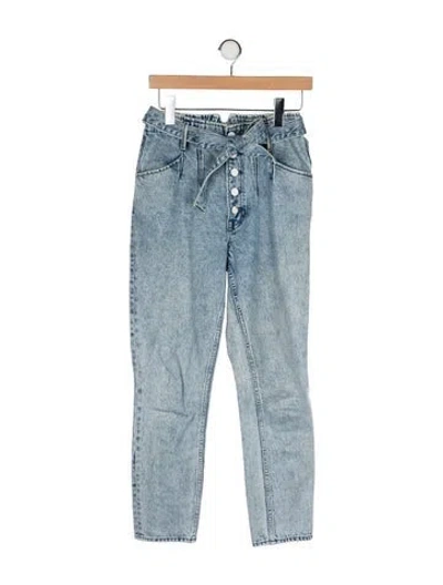 Pre-owned Grlfrnd High-rise Skinny Leg Jeans In Blue