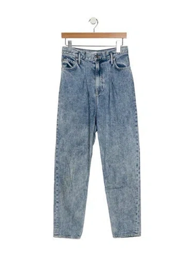 Pre-owned Grlfrnd High-rise Skinny Leg Jeans In Blue