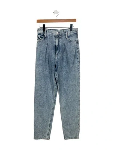 Pre-owned Grlfrnd High-rise Skinny Leg Jeans In Blue