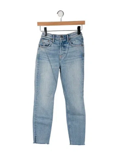 Pre-owned Grlfrnd High-rise Skinny Leg Jeans In Blue