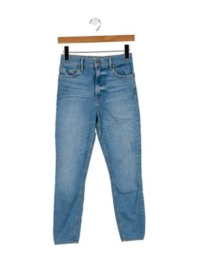 Pre-owned Grlfrnd High-rise Skinny Leg Jeans In Blue