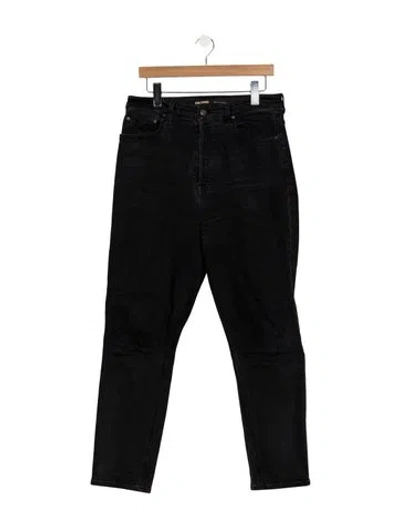 Pre-owned Grlfrnd High-rise Straight Leg Jeans In Blue