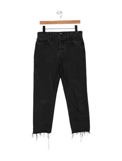 Pre-owned Grlfrnd High-rise Straight Leg Jeans In Grey