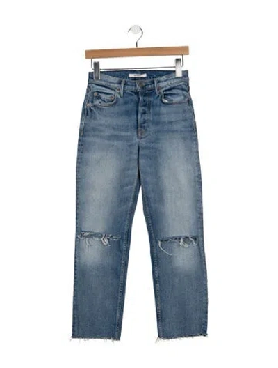Pre-owned Grlfrnd High-rise Straight Leg Jeans In Multi