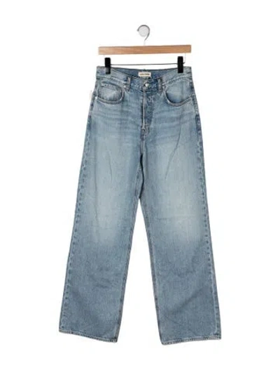 Pre-owned Grlfrnd High-rise Straight Leg Jeans W/ Tags In Blue