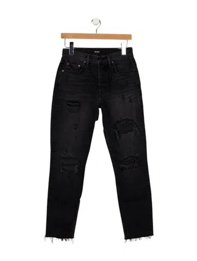 Pre-owned Grlfrnd High-rise Straight Leg Jeans W/ Tags In Blue