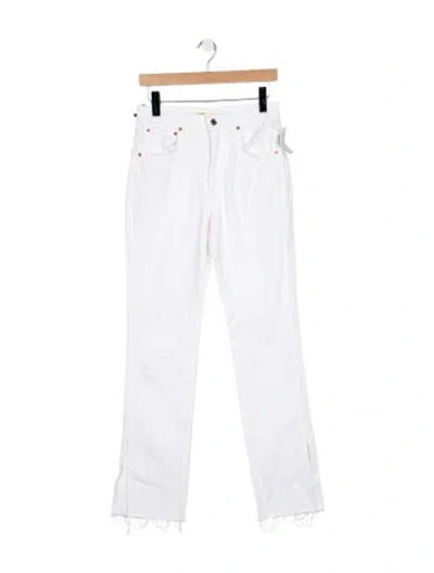 Pre-owned Grlfrnd High-rise Straight Leg Jeans W/ Tags In Blue
