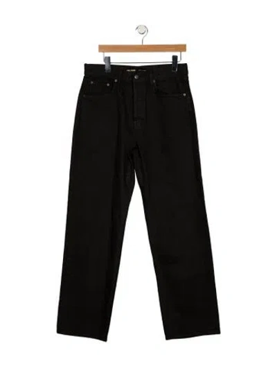 Pre-owned Grlfrnd High-rise Wide Leg Jeans In Black