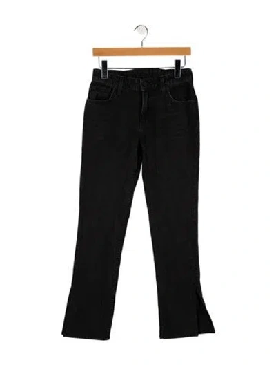 Pre-owned Grlfrnd High-rise Wide Leg Jeans In Blue