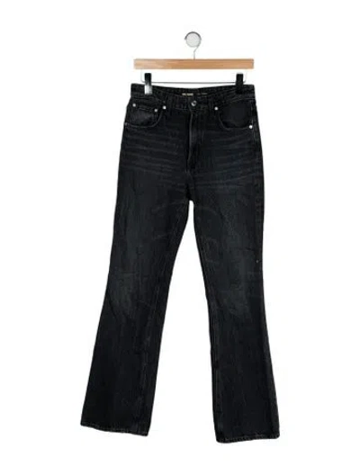 Pre-owned Grlfrnd High-rise Wide Leg Jeans In Blue