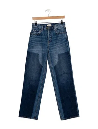 Pre-owned Grlfrnd High-rise Wide Leg Jeans In Blue