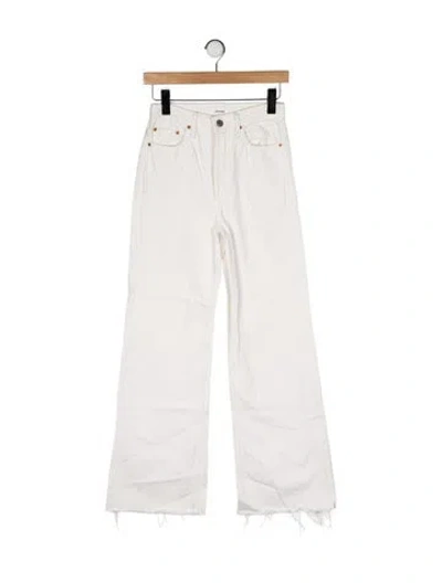 Pre-owned Grlfrnd High-rise Wide Leg Jeans In Neutral