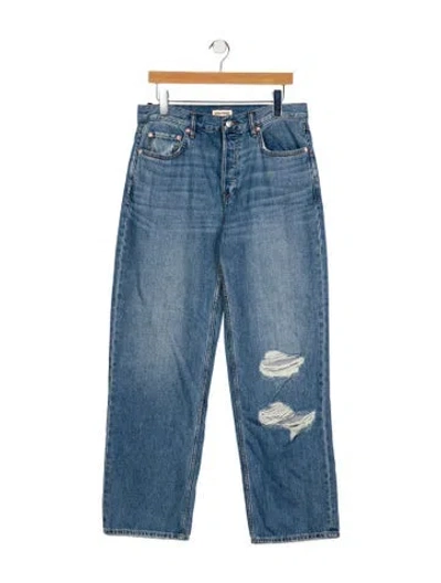 Pre-owned Grlfrnd High-rise Wide Leg Jeans W/ Tags In Blue