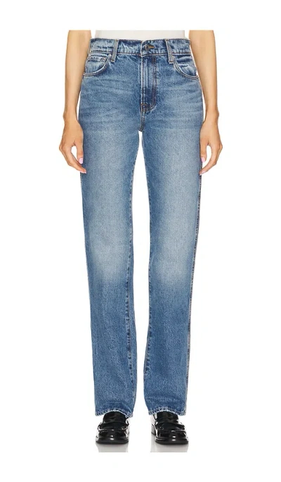 GRLFRND ISABEL LOW RISE STRAIGHT JEANS