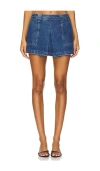 Grlfrnd Ivy Pleated Mini Skirt In Big Sur