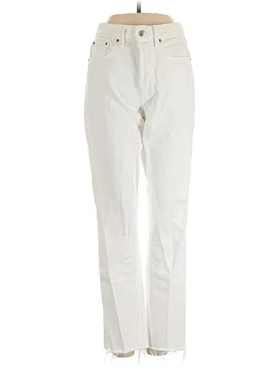 Pre-owned Grlfrnd Jeans In White