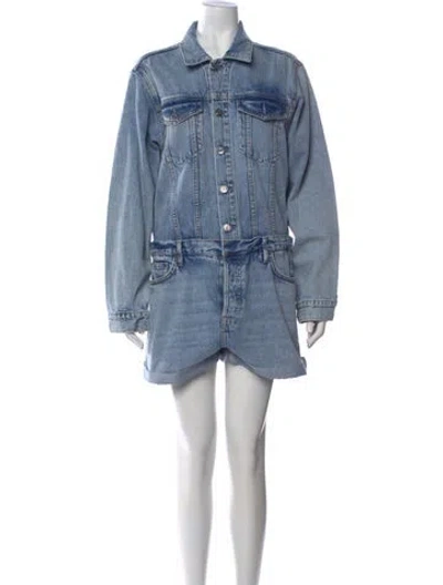 Pre-owned Grlfrnd Jumpsuit In Blue