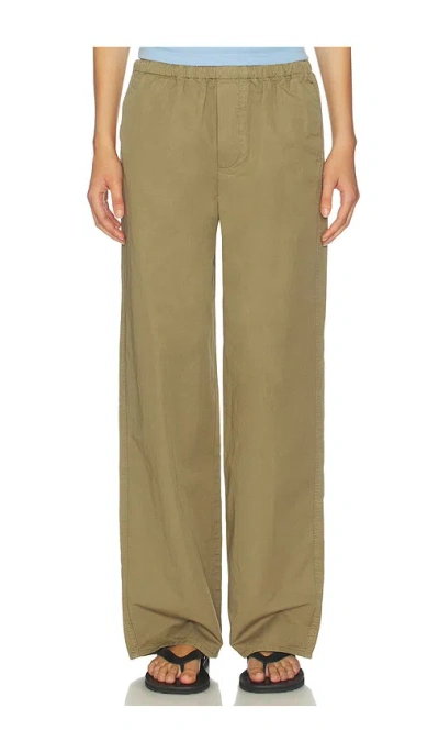Grlfrnd Kacey Pull On Wide Leg In Neutral