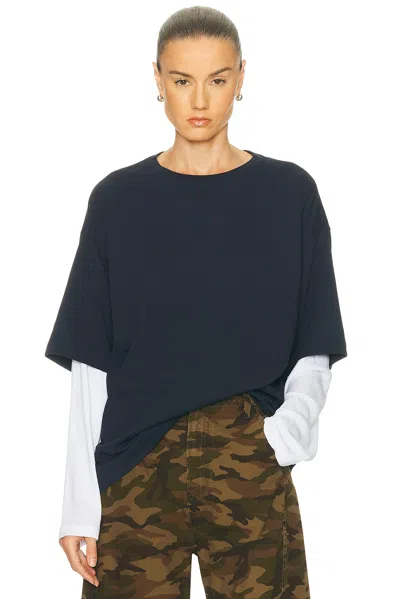 GRLFRND LAYERED LONG SLEEVE TEE