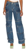 Grlfrnd Lex Cargo In Blue