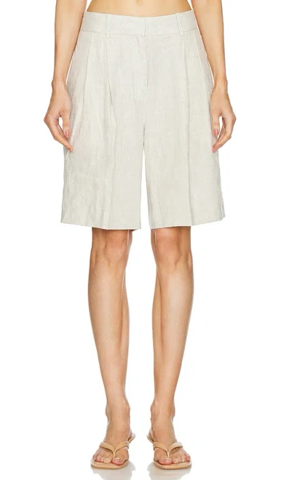 GRLFRND LINEN BERMUDA SHORTS