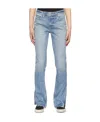Grlfrnd Danie Mid Rise Boot In Blue