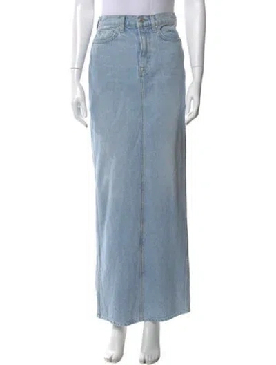 Pre-owned Grlfrnd Long Skirt In Blue