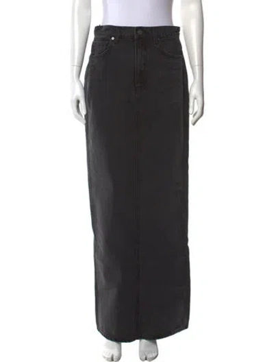 Pre-owned Grlfrnd Long Skirt W/ Tags In Black